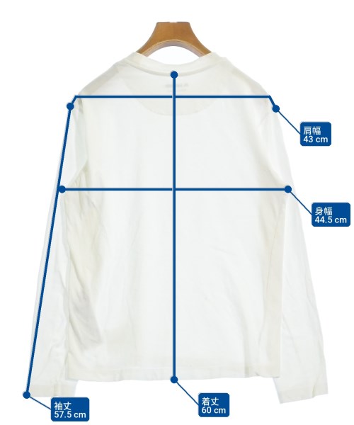 JIL SANDER +（ジルサンダープラス）Tシャツ・カットソー 白 サイズ:M レディース/2200700348091