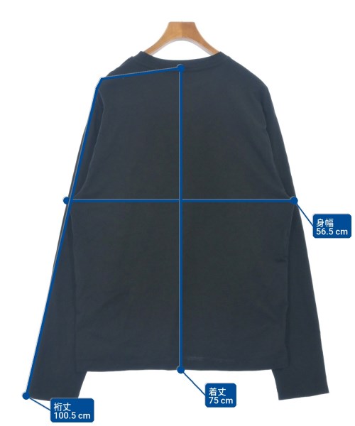JIL SANDER +（ジルサンダープラス）Tシャツ・カットソー 黒 サイズ:XL メンズ/2200704187023