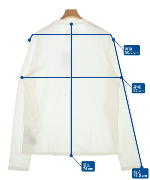 JIL SANDER +（ジルサンダープラス）Tシャツ・カットソー 白 サイズ:M メンズ/2200705081054