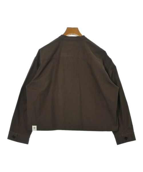 JIL SANDER +（ジルサンダープラス）カジュアルシャツ 茶 サイズ:32(XXS位) レディース/2200705599306