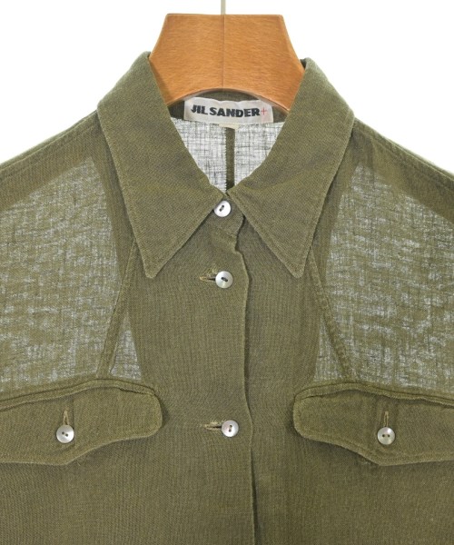 JIL SANDER +（ジルサンダープラス）カジュアルシャツ カーキ サイズ:34(XXS位) レディース/2200699760065