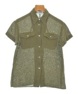 JIL SANDER +（ジルサンダープラス）カジュアルシャツ カーキ サイズ:34(XXS位) レディース/2200699760065