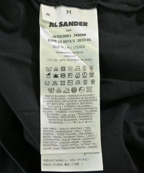 JIL SANDER +（ジルサンダープラス）Tシャツ・カットソー 黒 サイズ:M メンズ/2200709521037