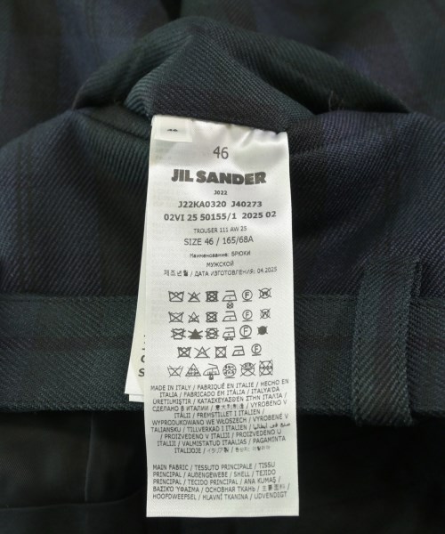 JIL SANDER +（ジルサンダープラス）スラックス 紺 サイズ:46(M位) メンズ/2200709612018