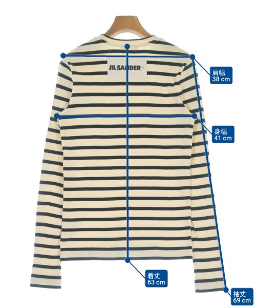 JIL SANDER +（ジルサンダープラス）Tシャツ・カットソー 白 サイズ:M レディース/2200664004026