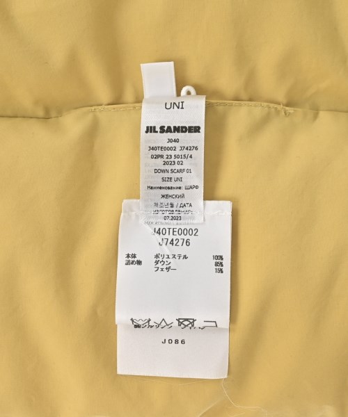 JIL SANDER +（ジルサンダープラス）マフラー 黄 サイズ:- メンズ/2200669355017
