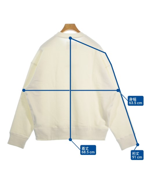 JIL SANDER +（ジルサンダープラス）スウェット 白 サイズ:S メンズ/2200647823057