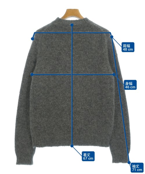 JIL SANDER +（ジルサンダープラス）ニット・セーター グレー サイズ:44(S位) メンズ/2200732310042