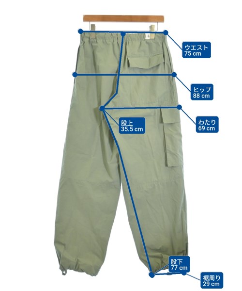 JIL SANDER +（ジルサンダープラス）カーゴパンツ カーキ サイズ:44(S位) メンズ/2200721544144