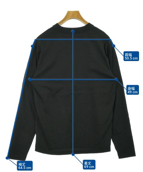 JIL SANDER +（ジルサンダープラス）Tシャツ・カットソー 黒 サイズ:S メンズ/2200719834066