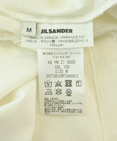 JIL SANDER +（ジルサンダープラス）Tシャツ・カットソー 白 サイズ:M メンズ/2200718638054