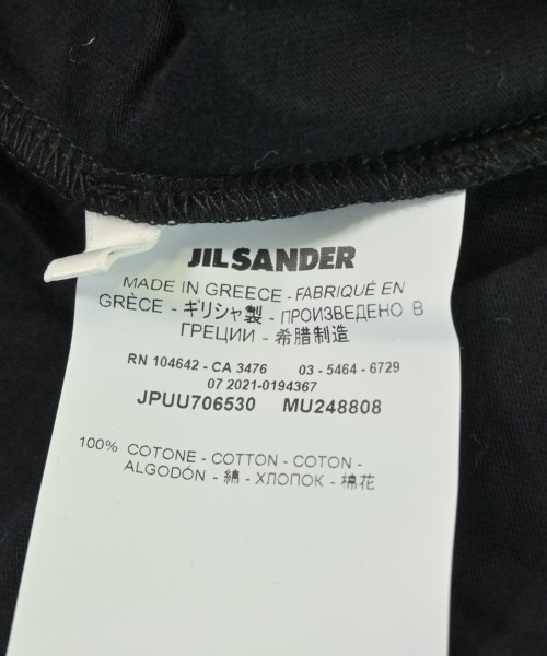 JIL SANDER +（ジルサンダープラス）Tシャツ・カットソー 黒 サイズ:S メンズ/2200723698067