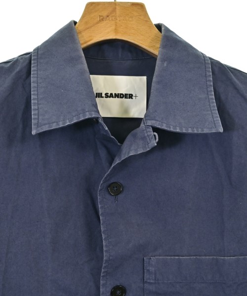 JIL SANDER +（ジルサンダープラス）カジュアルシャツ 紺 サイズ:44(S位) メンズ/2200683679069