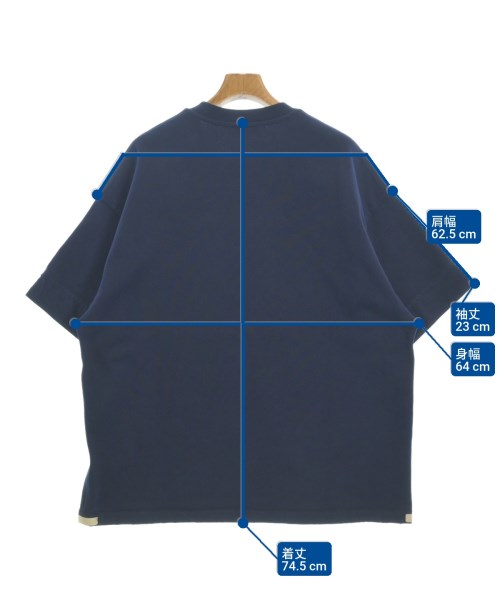JIL SANDER +（ジルサンダープラス）Tシャツ・カットソー 紺 サイズ:M メンズ/2200685223024