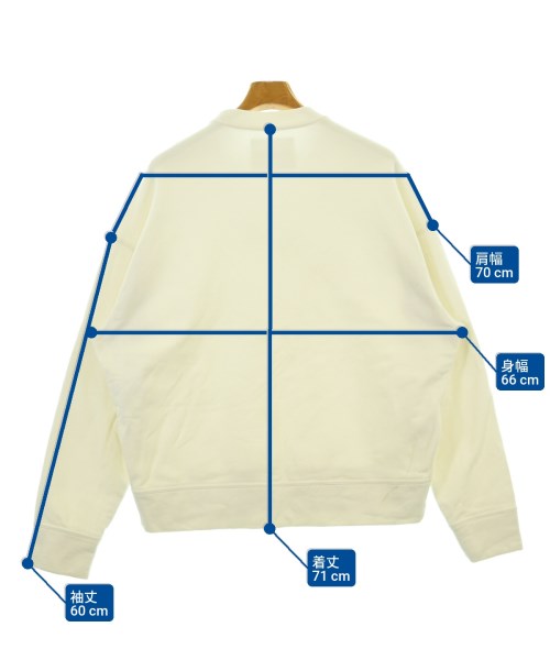 JIL SANDER +（ジルサンダープラス）スウェット 白 サイズ:XS メンズ/2200686628026