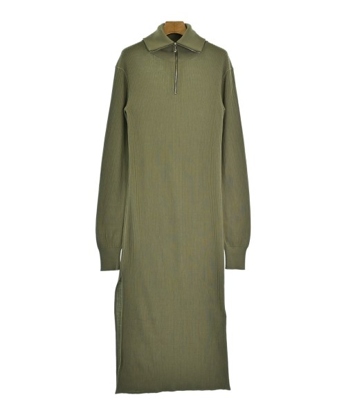 JIL SANDER +(ジルサンダープラス)ワンピース カーキ サイズ:34(XS位)/2200686722052