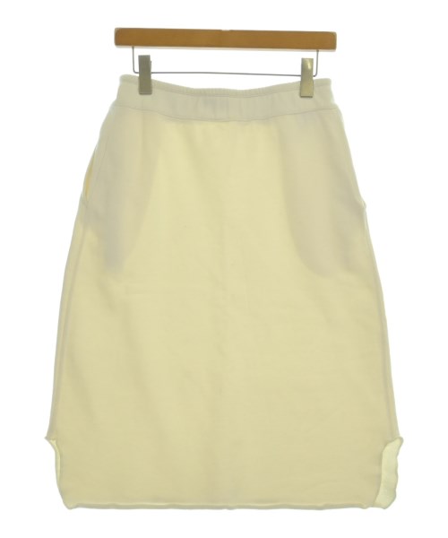 JIL SANDER +（ジルサンダープラス）ひざ丈スカート 白 サイズ:S レディース/2200689648106