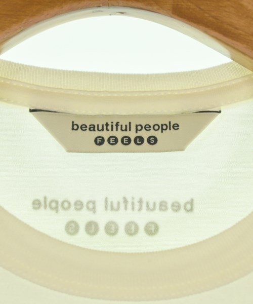 beautiful people feels（ビューティフルピープルフィールズ）Tシャツ・カットソー 白 サイズ:XS レディース/2200607126105