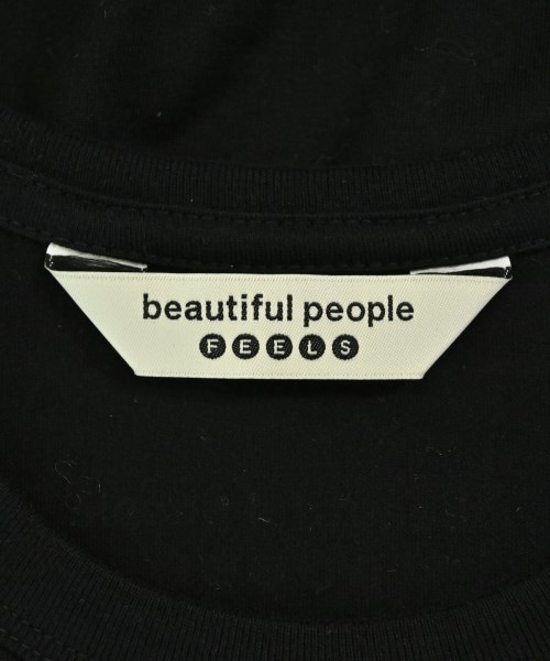 beautiful people feels（ビューティフルピープルフィールズ）Tシャツ・カットソー 黒 サイズ:XS レディース/2200721968148