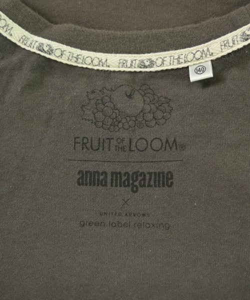 FRUIT OF THE LOOM（フルーツオブザルーム）ワンピース（その他） 茶 サイズ:140(11T-12T) キッズ/2200639980058