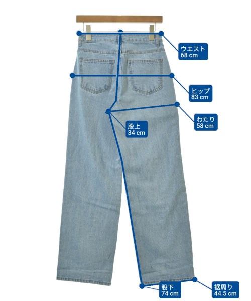 KIMHEKIM（キムヘキム）デニムパンツ 青 サイズ:S レディース/2200631896203