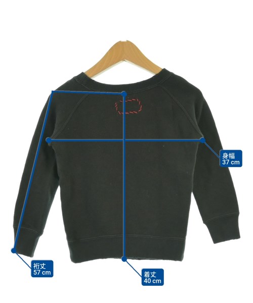 R.H.Vintage（ロンハーマンヴィンテージ）スウェット 黒 サイズ:100(3T-4T) キッズ/2200640715717