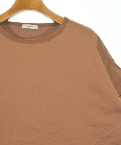 FEMMENT（ファモン）Tシャツ・カットソー 茶 サイズ:1(S位) レディース/2200643841161