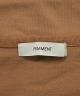 FEMMENT（ファモン）Tシャツ・カットソー 茶 サイズ:1(S位) レディース/2200643841161