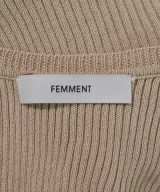 FEMMENT（ファモン）ニット・セーター ベージュ サイズ:1(S位) レディース/2200652101041