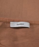 FEMMENT（ファモン）Tシャツ・カットソー 茶 サイズ:1(S位) レディース/2200653840079
