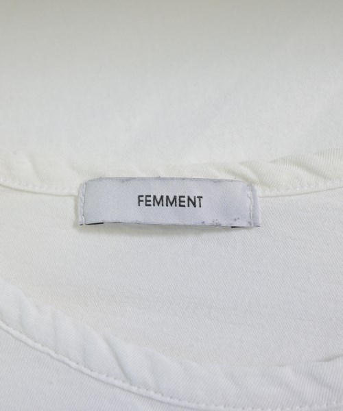 FEMMENT（ファモン）Tシャツ・カットソー 白 サイズ:1(S位) レディース/2200723476047