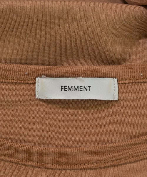 FEMMENT（ファモン）Tシャツ・カットソー 茶 サイズ:1(S位) レディース/2200735485037