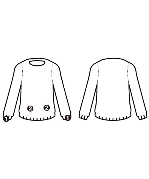 TOMORROWLAND .B（トゥモローランド ビー）ニット・セーター 白 サイズ:F レディース/2200655095026