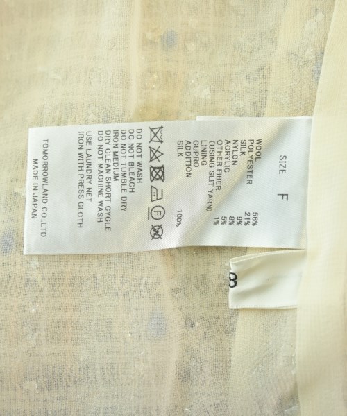 TOMORROWLAND .B（トゥモローランド ビー）ブラウス ベージュ サイズ:F レディース/2200658277030