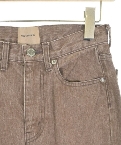 THE SHISHIKUI（シシクイ）デニムパンツ 茶 サイズ:24(S位) レディース