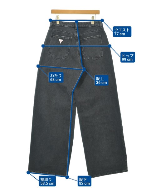 THE SHISHIKUI（シシクイ）デニムパンツ 黒 サイズ:40(M位) レディース/2200609347065
