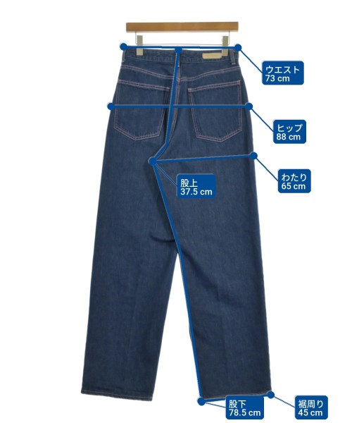 THE SHISHIKUI（シシクイ）デニムパンツ 青 サイズ:36(S位) レディース/2200717896028