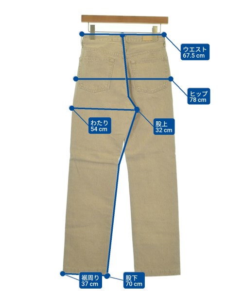 THE SHISHIKUI（シシクイ）デニムパンツ ベージュ サイズ:25(S位) レディース/2200635960047