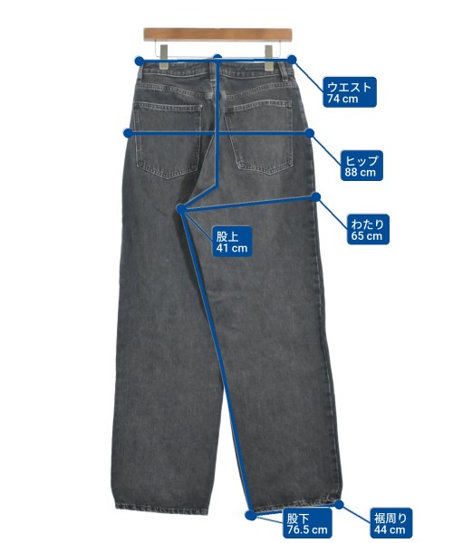 THE SHISHIKUI（シシクイ）デニムパンツ 黒 サイズ:38(M位) レディース/2200625316038