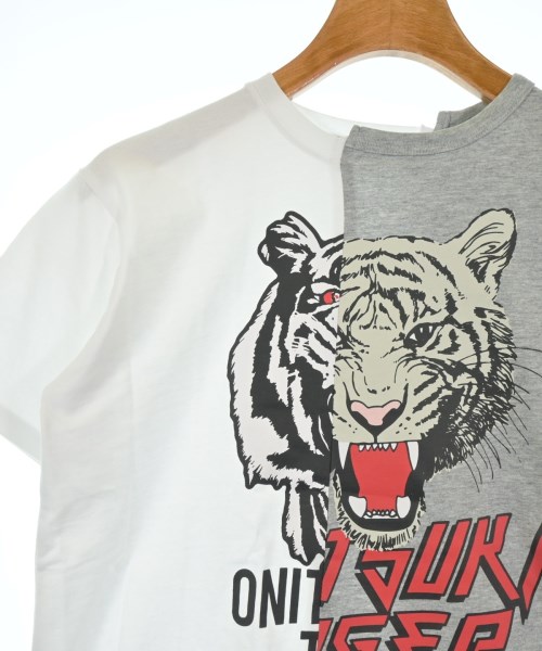 Onitsuka Tiger（オニツカタイガー）Tシャツ・カットソー グレー サイズ:130(9T-10T) キッズ/2200605132443