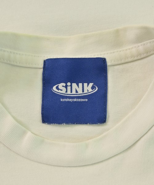 SINK kotohayokozawa（シンク　コトハヨコザワ）Tシャツ・カットソー 白 サイズ:S レディース/2200632401147