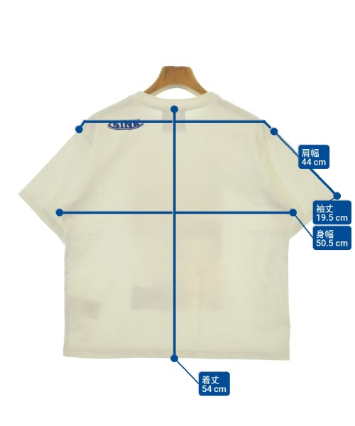 SINK kotohayokozawa（シンク　コトハヨコザワ）Tシャツ・カットソー 白 サイズ:S レディース/2200632401147