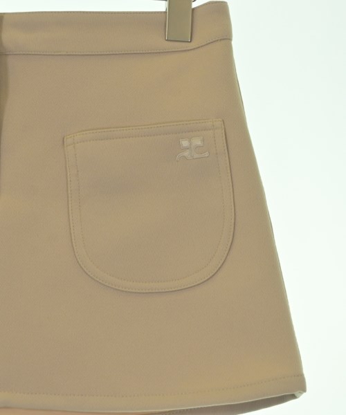 courreges paris（クレージュパリ）ミニスカート ベージュ サイズ:34(M位) レディース/2200642891075