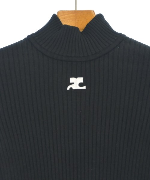 courreges paris（クレージュパリ）ニット・セーター 黒 サイズ:XS レディース/2200609952030