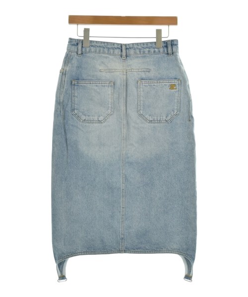 courreges paris（クレージュパリ）ひざ丈スカート 青 サイズ:36(XS位) レディース/2200628278012