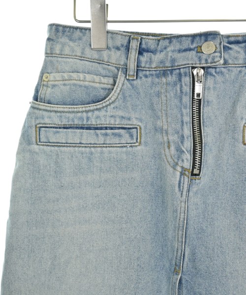 courreges paris（クレージュパリ）ひざ丈スカート 青 サイズ:36(XS位) レディース/2200628278012