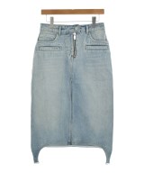 courreges paris（クレージュパリ）ひざ丈スカート 青 サイズ:36(XS位) レディース/2200628278012