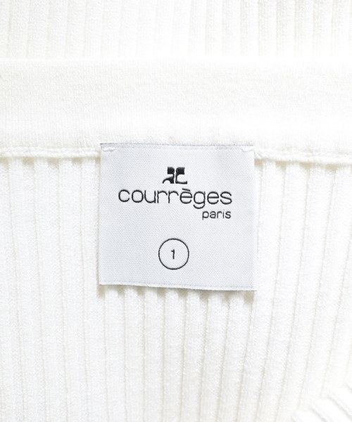 courreges paris（クレージュパリ）ニット・セーター 白 サイズ:1(S位) レディース/2200630565063