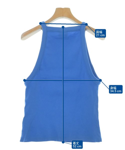 courreges paris（クレージュパリ）キャミソール 青 サイズ:1(S位) レディース/2200604788085