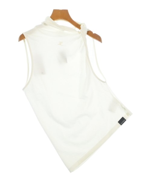 courreges paris(クレージュパリ)ノースリーブ 白 サイズ:XS/2200605973084